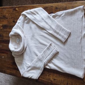 Calvin Klein cream colored cowl neck sweater